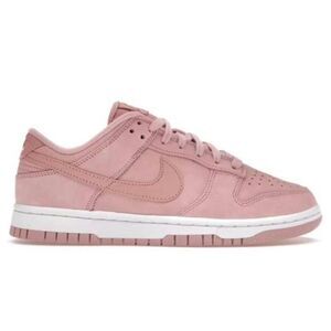 NIKE Dunk Low PRM 'Pink Oxford' Sneakers Size 8